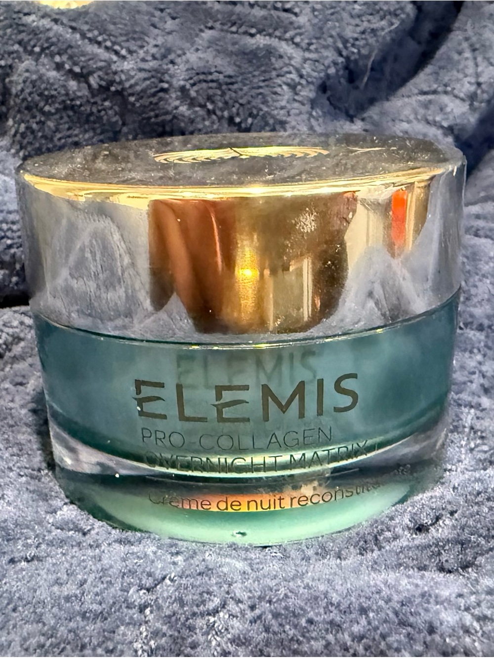 ELEMIS Pro-Collagen Overnight Matrix Night Cream - teal jar with silver lid